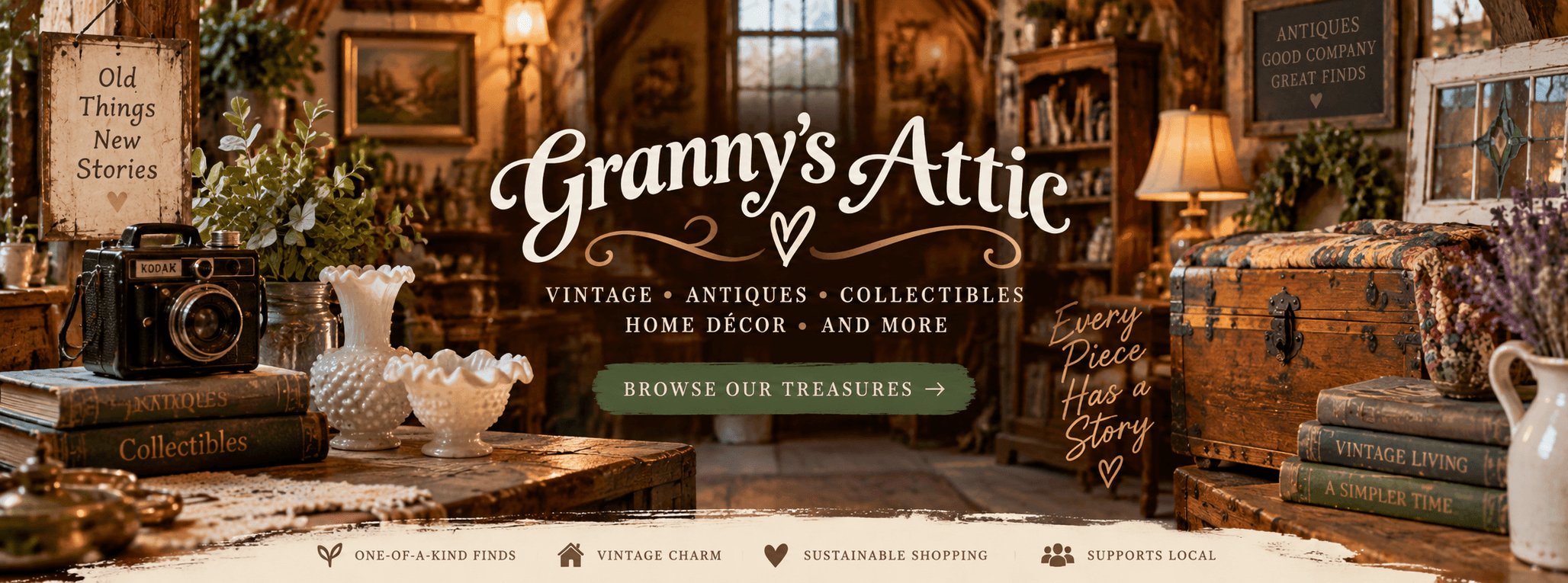 Grannys Attic's storefront